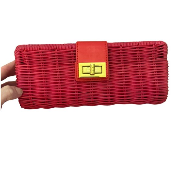 Wicker Mini Clutch - Picture 1 of 3